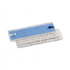 Krpa za trapezno brisalo za mokro čiščenje Velcro modra 30 cm