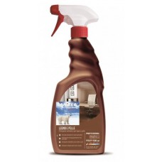 Čistilo za les in usnje LEGNO&PELLE, z razpršilko, 500 ml, Sanitec